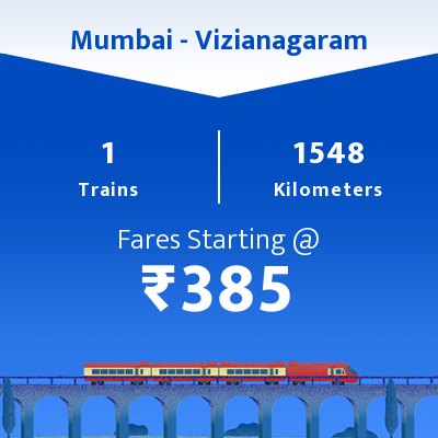 Mumbai To Vizianagaram Trains